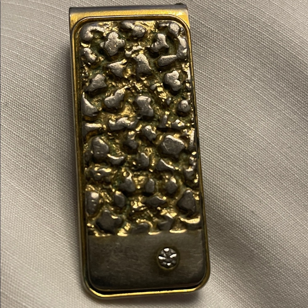 Gold and Silver Money Clip